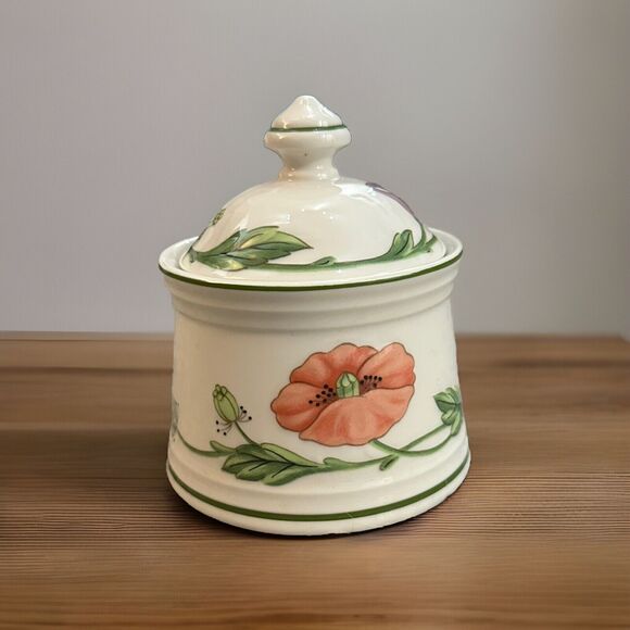 Villeroy & Boch Amapola Handled Creamer & Sugar Set - Picture 2 of 5